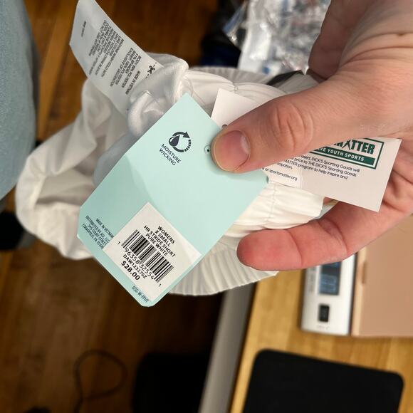 NWT DSG High-Rise Stride Shorts White Built-In Brief 3” Inseam Running Size XS - Picture 7 of 9